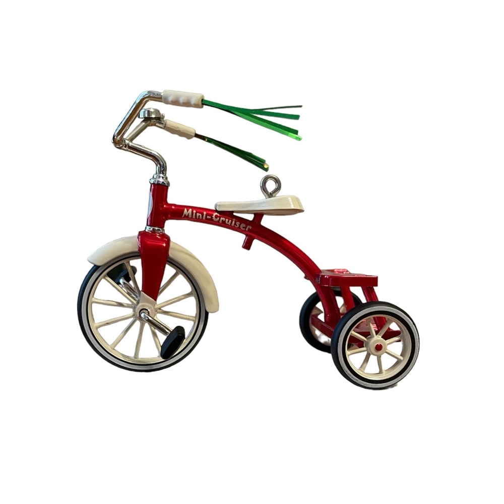 HALLMARK Keepsake Little Red Tricycle Ornament NIB
